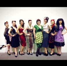 Myself and the other stunning models. 