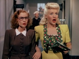 Kay Pritchett (Dorothea Kent) & Lorry Jones (Betty Grable)