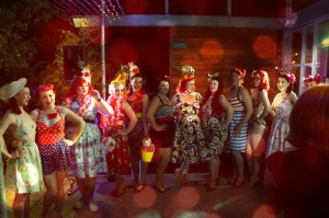 All the beautiful competitors, judges and Sarah of Red Leopard