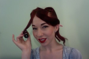 Each smaller section is rolled up into a hot roller.