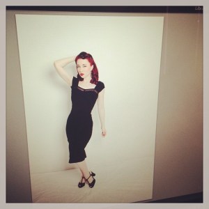 Preview of an unedited photo from the shoot. I'm wearing the fabulous Nightlife Dress.