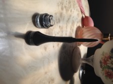 The brush clicks back into the lid, to create a longer, easier to use brush. 