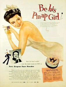 Vintage makeup advertisement