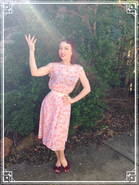 Cute vintage day dress from The Rabbit and the Fox.