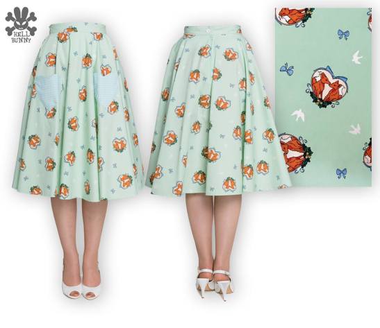 Foxy skirt by Hell Bunny 
