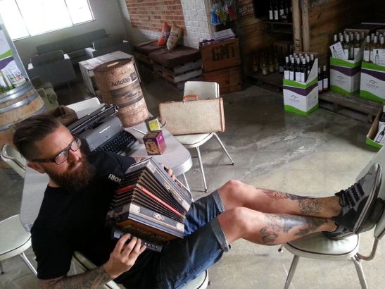 Behind the scenes at the photo shoot for The West Australian.