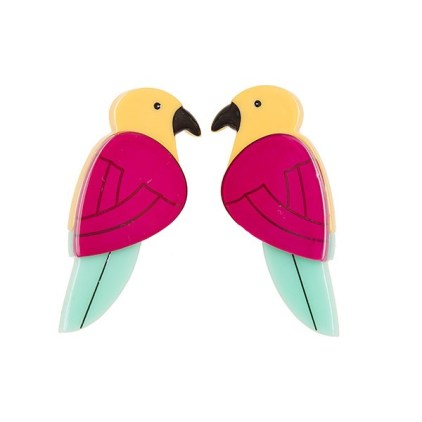Parrots Paradise earrings by Pretty Dress