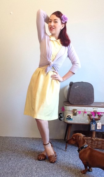 How my outfit turned out. 