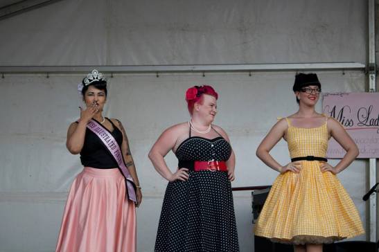 Our beautiful judges for Miss Lady Lace’s Pinup Parade