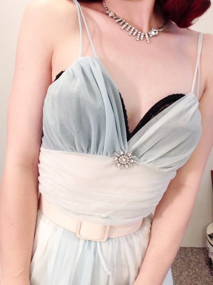 Close up of my starburst brooch. 