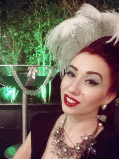 Before doors opened at the Steampunk Ball.